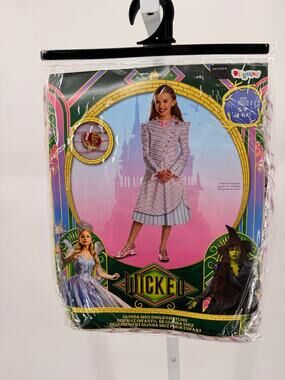 Wicked Glinda Shiz Child Costume S 4-6X Disguise Girls Dress Halloween New